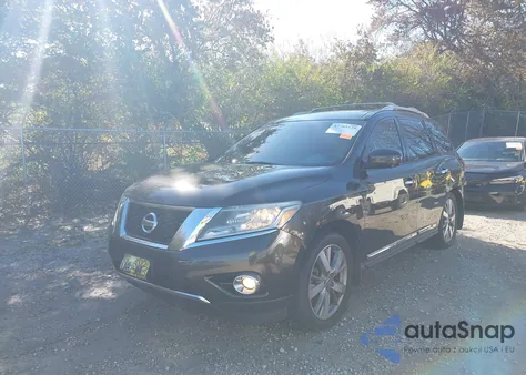 2015 Nissan Pathfinder Platinum из США, поврежденный, VIN 5N1AR2MMXFC643896